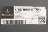Mercedes-Benz alloy wheel centre cap (x1) grey A00040027007519
