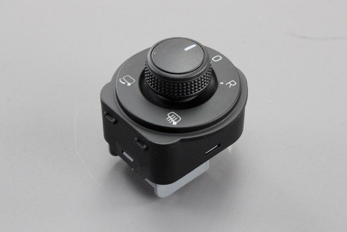 Skoda Superb 2015-on power folding exterior mirror switch 3V0959565C WHI, view 1