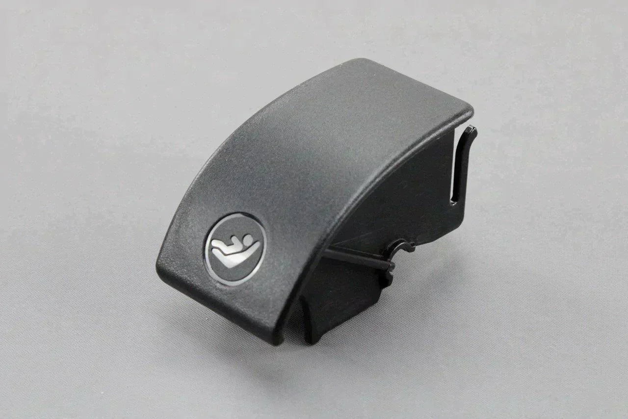 Skoda Octavia 2013-on ISOFIX cover cap (satin black) 5E0887187B 9B9, view 1
