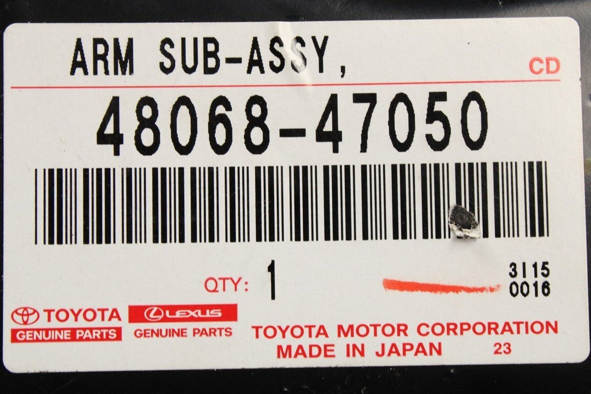 Toyota Prius 09-16 Lexus lower control arm (front right) 48068-47050