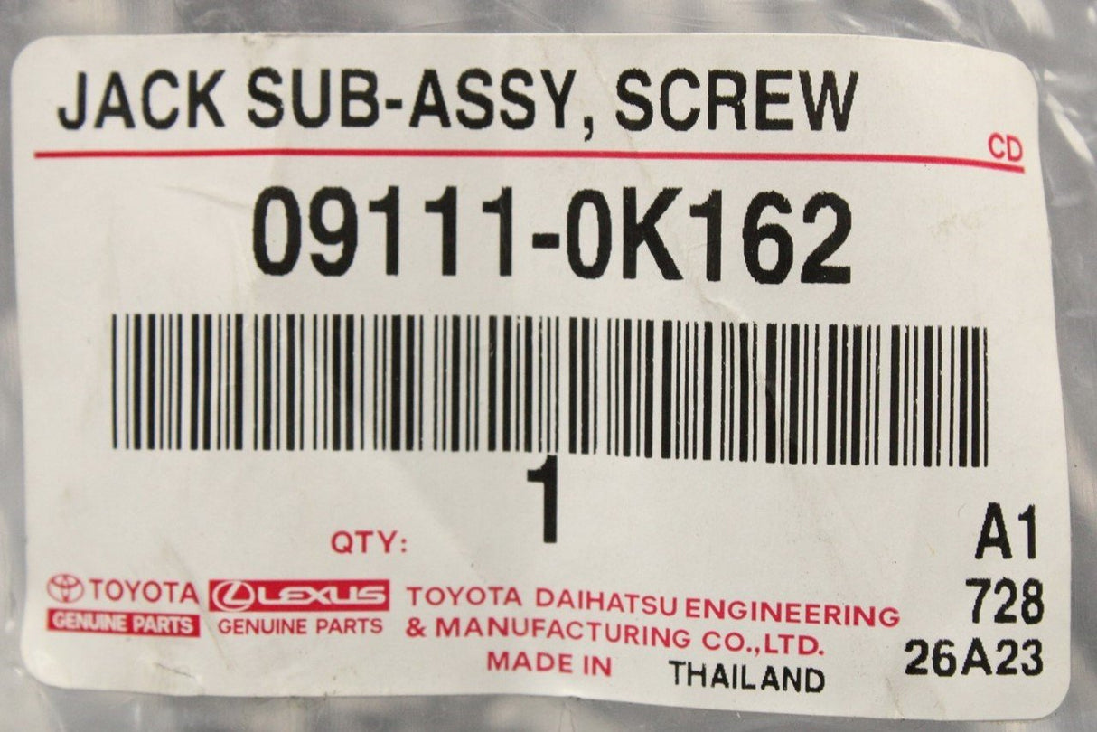 Toyota Hilux 2020-on breakdown bottle jack 09111-0K162