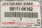 Toyota Hilux 2020-on breakdown bottle jack 09111-0K162