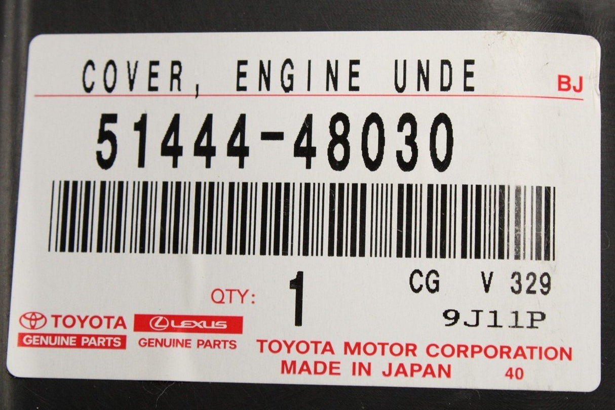 Toyota Lexus engine underbody trim (rear left) 51444-48030