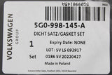 VW Golf MK7 2013-16 hatchback LED rear light gasket (outer) 5G0998145A