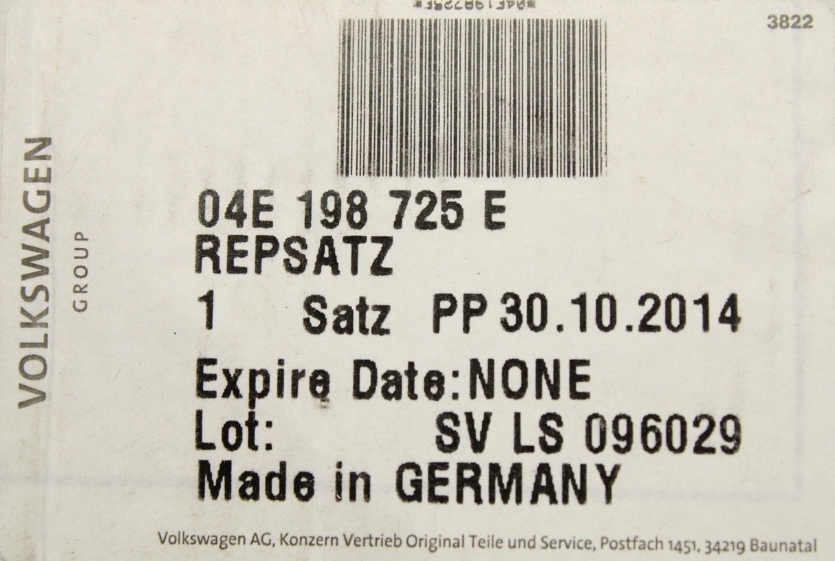 VW Audi Skoda SEAT 1.4 TSI turbo actuator motor repair kit 04E198725E