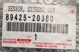 Toyota Auris RAV4 Corolla exhaust gas temperature sensor 89425-20380
