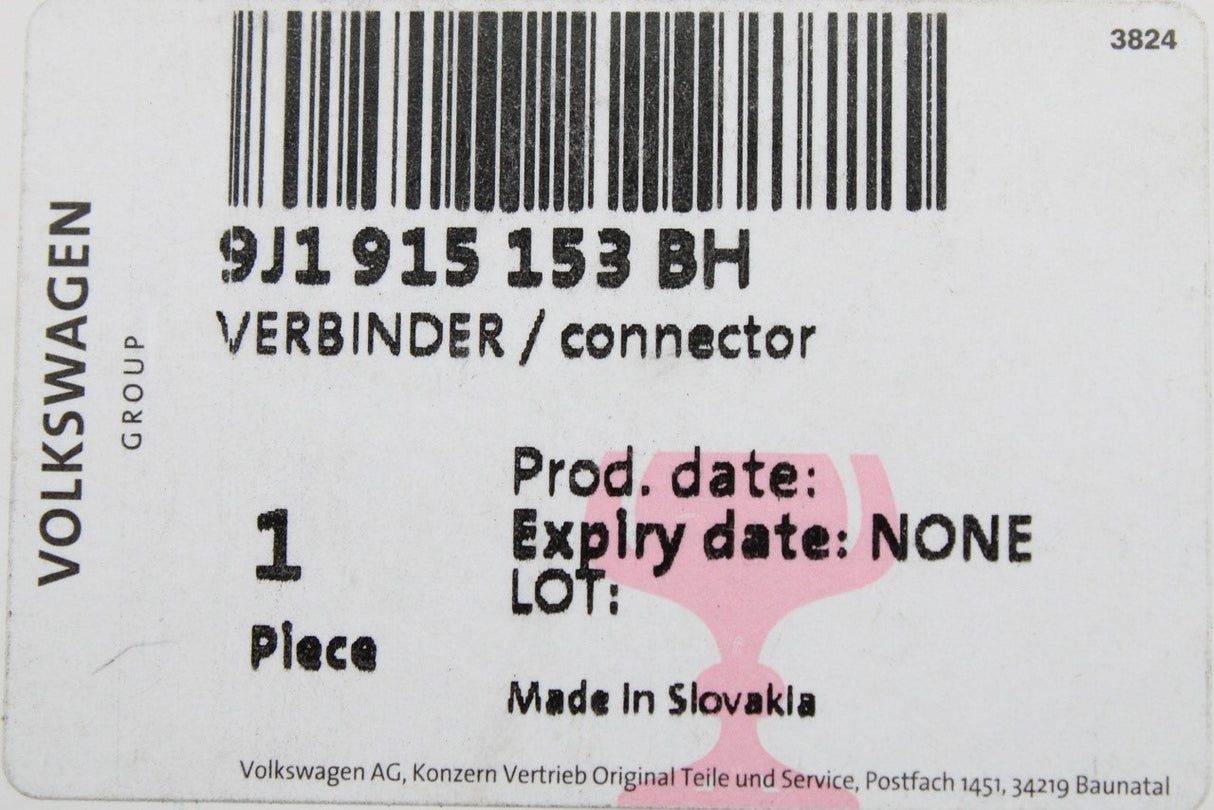 Audi e-tron GT 2021-on high voltage battery module connector 9J1915153BH