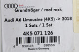 Audi A6 S6 2019-on accessory roof bars 4K5071126