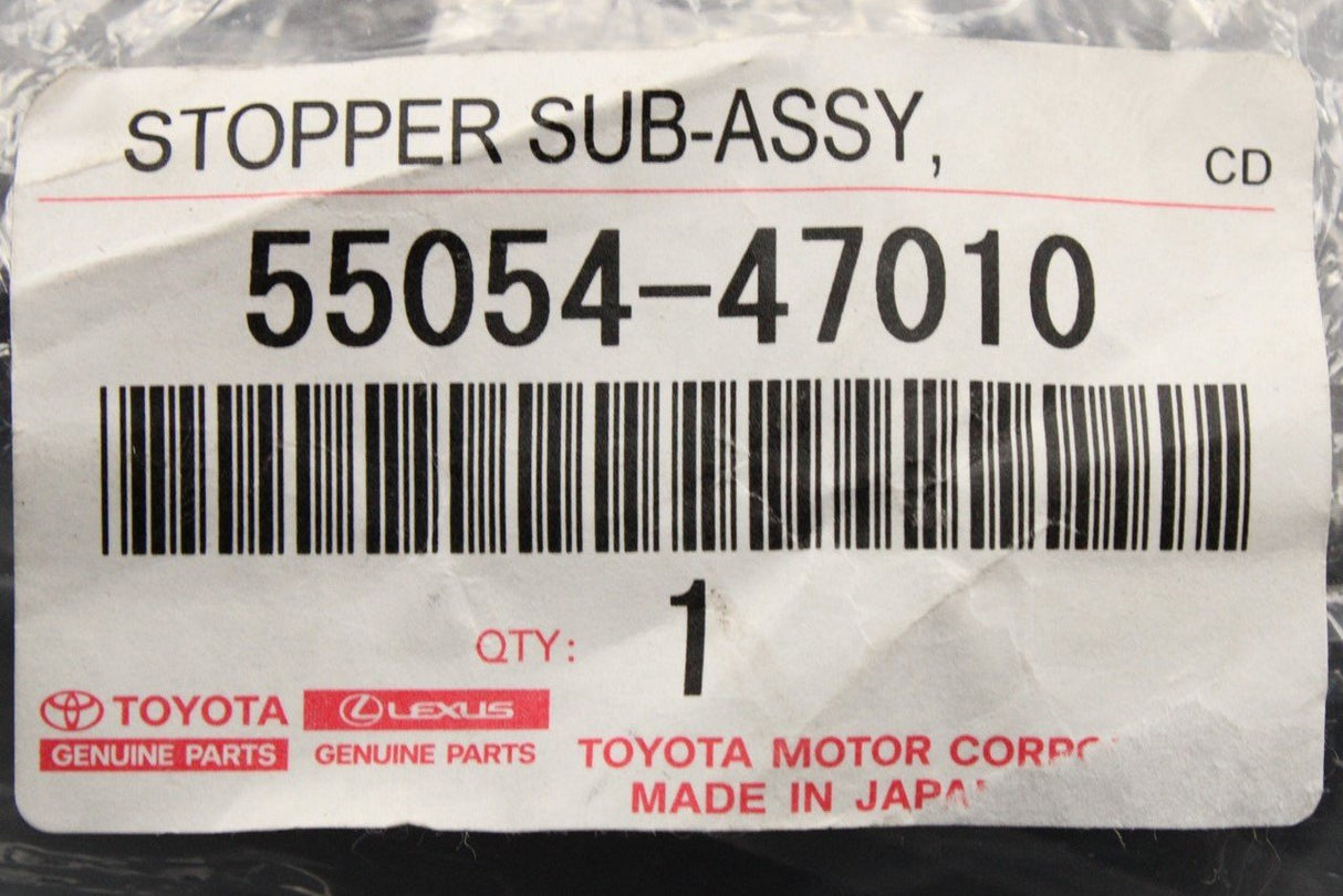Toyota Lexus glovebox compartment lid brake damper 55054-47010