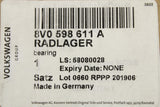 VW Golf MK7 Audi A3 Q2 Skoda SEAT 2011-on rear wheel bearing 8V0598611A
