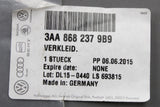 VW Passat B7 2011-2015 A pillar trim centre left (black) 3AA868237 9B9