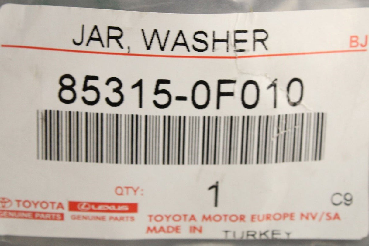 Toyota Corolla Verso 04-09 windscreen washer bottle 85315-0F010