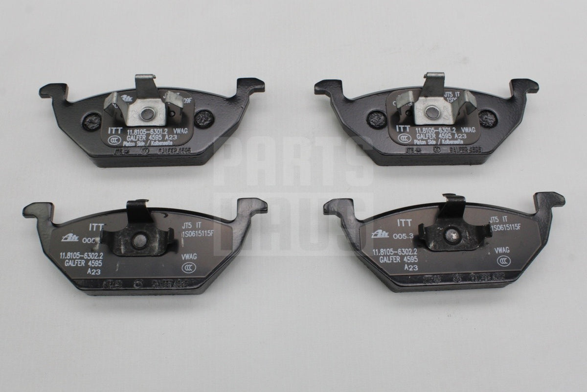 VW e-Up 2017-24 Skoda E-Citigo SEAT e-Mii brake pads (front) 1S0698151E