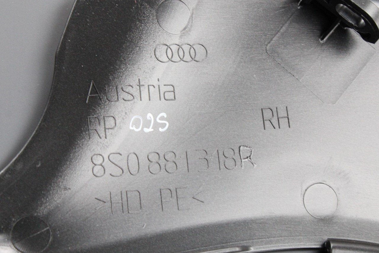 Audi TT TTS TTRS 2015-on seat trim (front right) 8S0881318R VY1