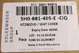 VW Golf GTI MK8 20- front seat base fabric cover (right) 5H0881405E CIQ