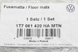 VW Touran 2007-2010 RHD 7 seater floor mats set 1T7061420HA MTN