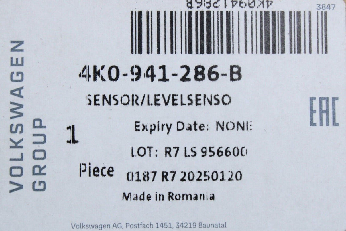 Audi A6 RS6 A7 RS7 Q5 front level sensor with poles (right) 4K0941286B