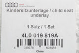 Audi accessory child seat underlay (isofix) 4L0019819A