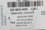 VW Passat B9 Skoda Superb fuel filler flap cover (primed) 3J0809909 GRU