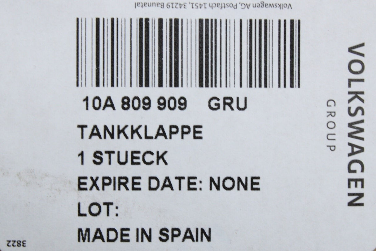 VW ID.3 20-on CUPRA Born charging port flap cover (primed) 10A809909 GRU