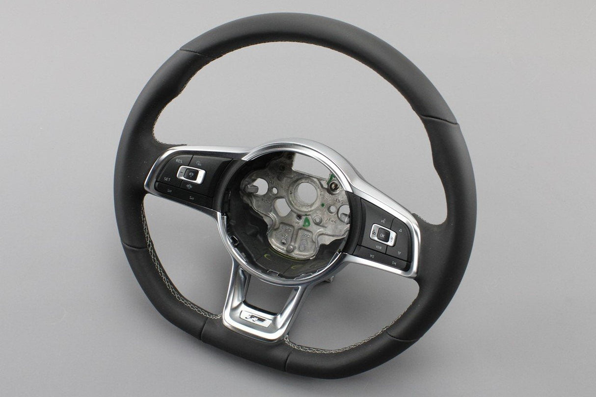 VW Tiguan Allspace 2018-on R-Line leather steering wheel 5NN419091AS CPU