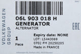 Audi A4 16-25 A5 17-25 A6 A7 Q5 2.0 TFSI alternator (210A) 06L903018H