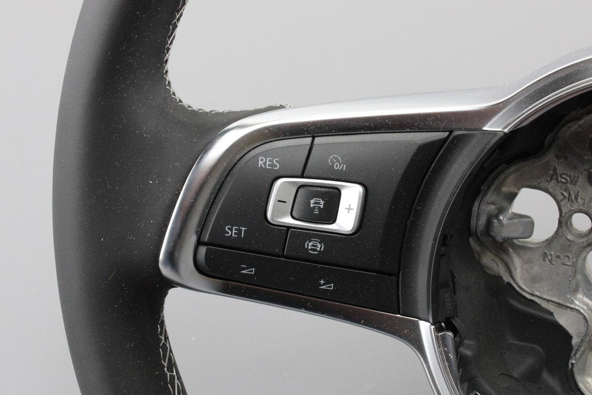 VW Tiguan Allspace 2018-on R-Line leather steering wheel 5NN419091AS CPU