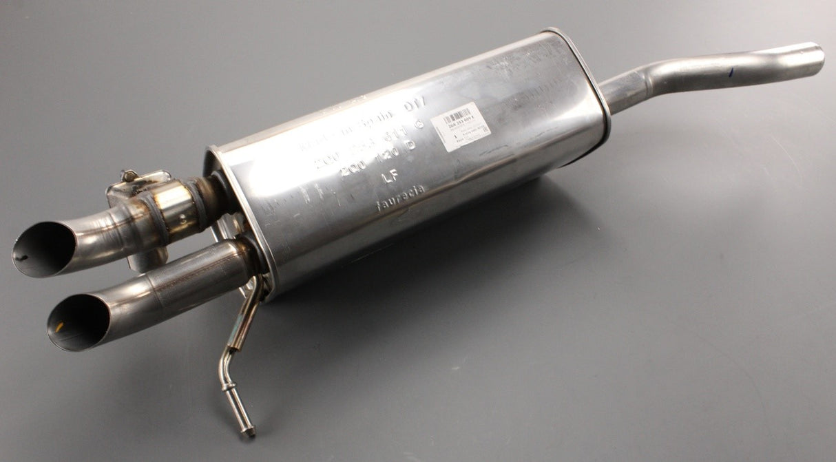 VW Polo AW T-Cross Audi A1 rear silencer with exhaust flap 2G6253609E
