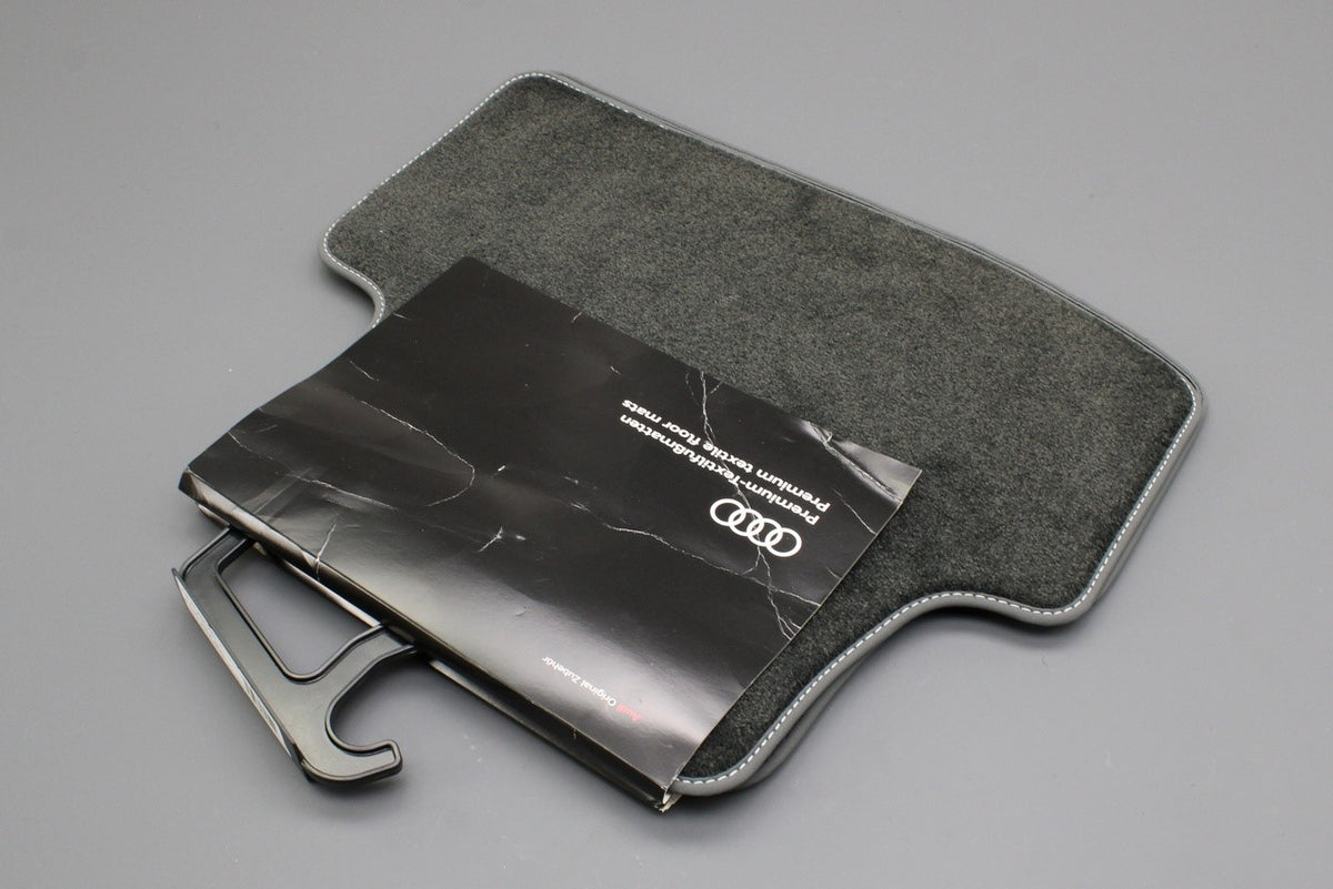 Audi A3 S3 8Y 2020-on rear premium carpet floor mats 8Y0061276A MNO, view 1