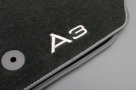 Audi A3 8Y 2020-on front premium carpet floor mats (RHD) 8Y2061275D MNO
