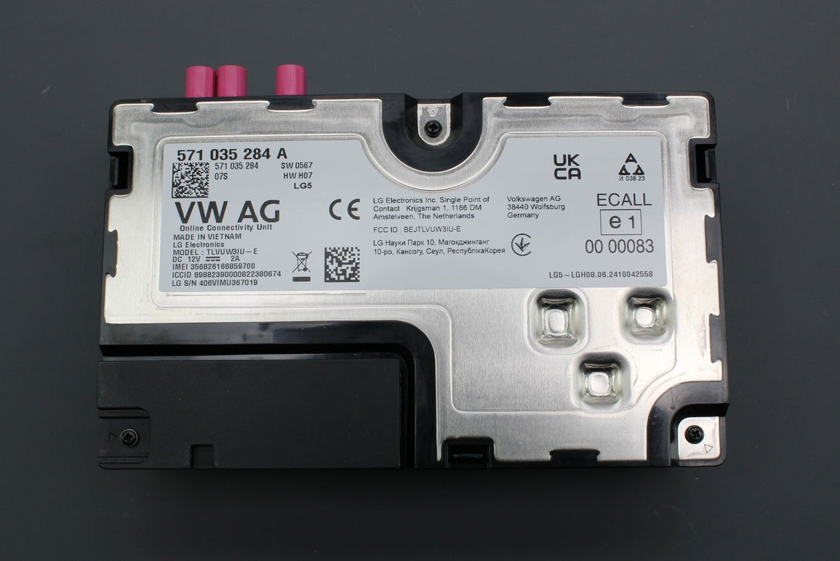 VW Crafter Audi Skoda SEAT CUPRA online services control unit 571035284A