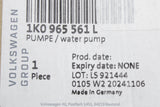 VW Golf MK6 Audi A3 8P Skoda Yeti SEAT 1.2 TSI coolant pump 1K0965561L