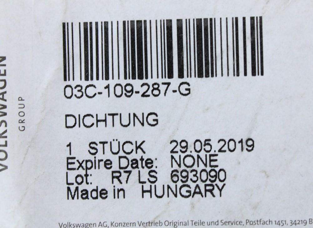 VW Audi Skoda SEAT 1.4 TSI TFSI timing case housing gasket 03C109287G