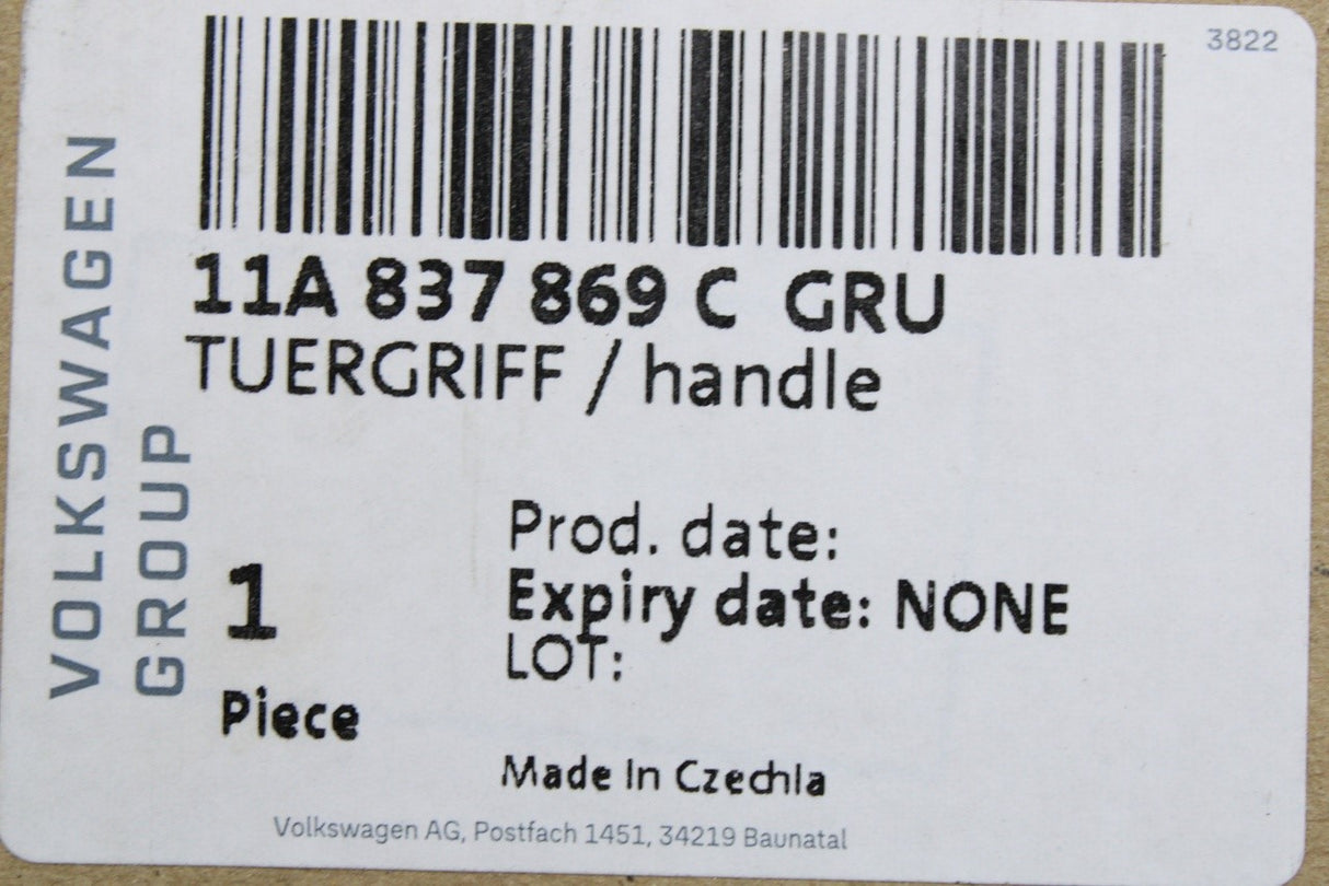 VW ID.4 ID.5 21-on ID.7 24-on exterior door handle (left) 11A837869C GRU