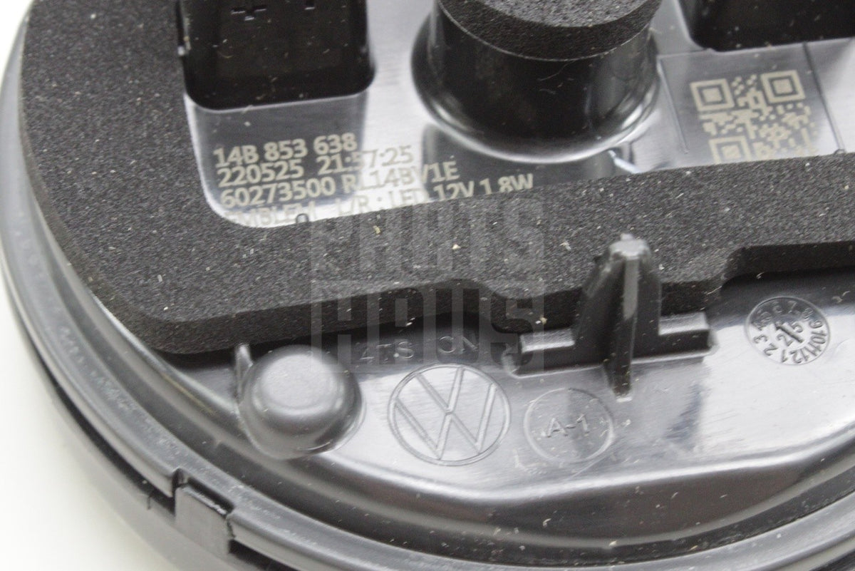 VW ID.7 2024-on rear illuminated 'VW' logo emblem 14B853638 AWA
