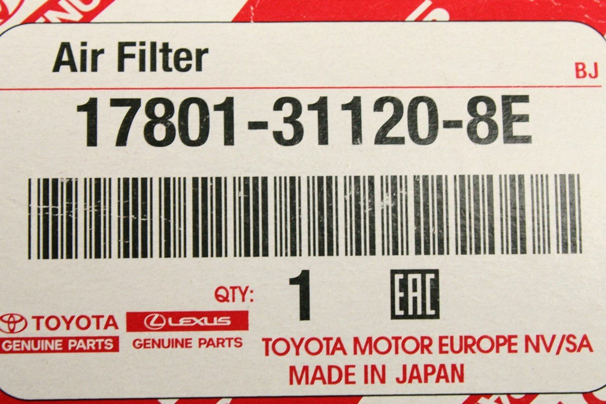 Toyota RAV4 05-16 Lexus ES350 06-12 air filter element 17801-31120-8E