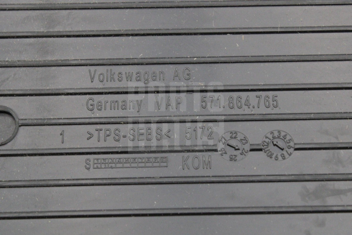 VW Tiguan Tayron 2024-on rear centre console insert mat 571864765 4PK