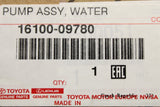 Toyota Aygo 2014-on Yaris 2014-on coolant water pump 16100-09780