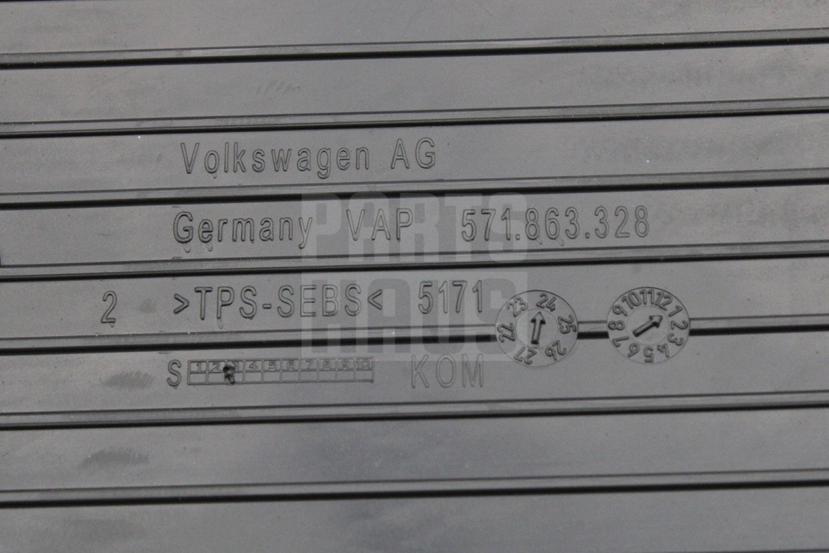 VW Tiguan Tayron 2024-on front centre console insert mat 571863328 4PK