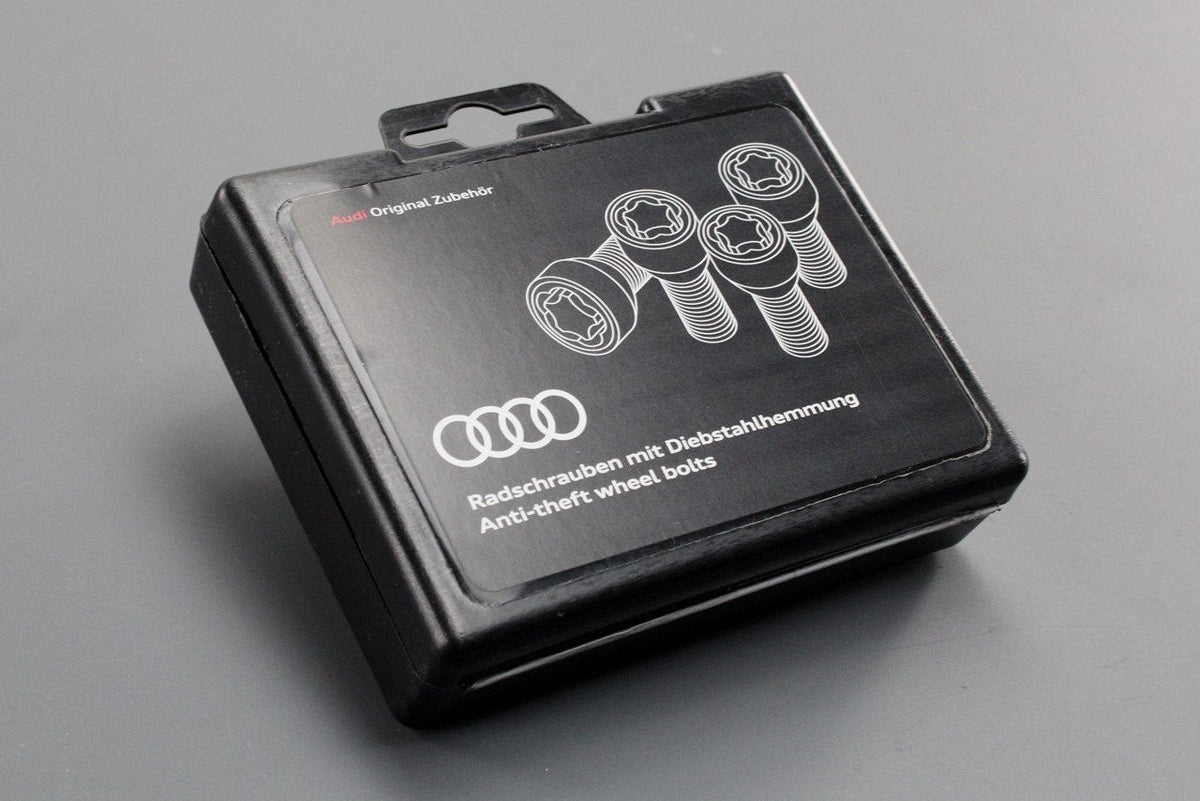Audi anti-theft alloy wheel locking nut bolt kit set 82A071455, view 1
