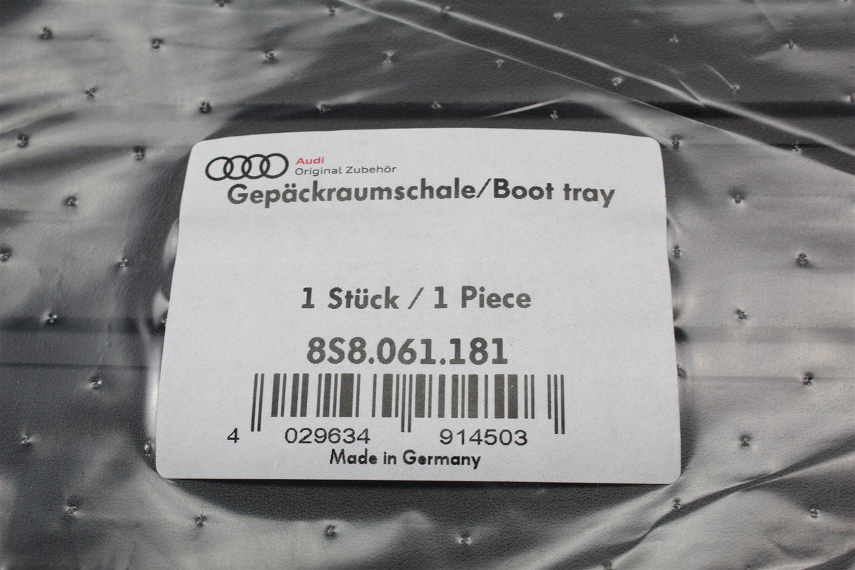 Audi TT TTS TTRS 2015-on boot load liner cargo mat (Coupe) 8S8061181