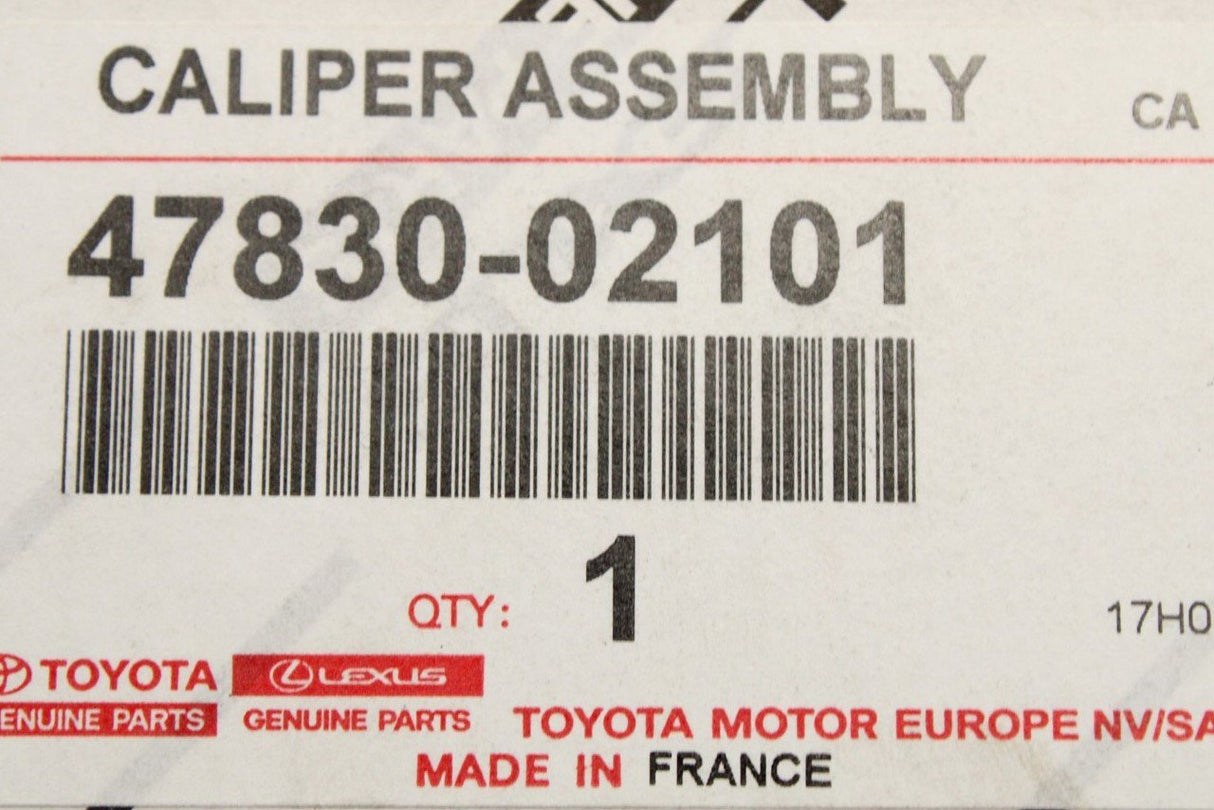 Toyota Auris 12-18 Corolla 13-19 rear brake caliper (right) 47830-02101