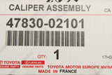 Toyota Auris 12-18 Corolla 13-19 rear brake caliper (right) 47830-02101