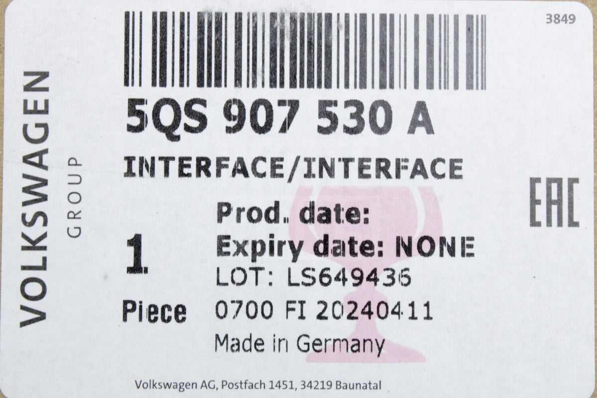 VW Golf Audi A3 Skoda SEAT CUPRA gateway control module 5QS907530A