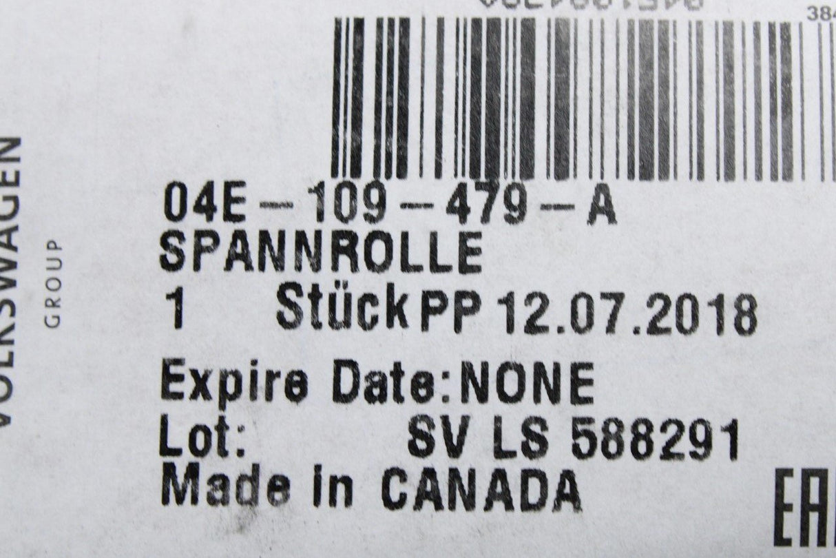 VW Audi Skoda SEAT 1.4 TSI 1.2 TSI Timing belt tensioner 04E109479A