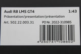 Audi collection R8 LMS GT4 model car (1:43) 5022200331