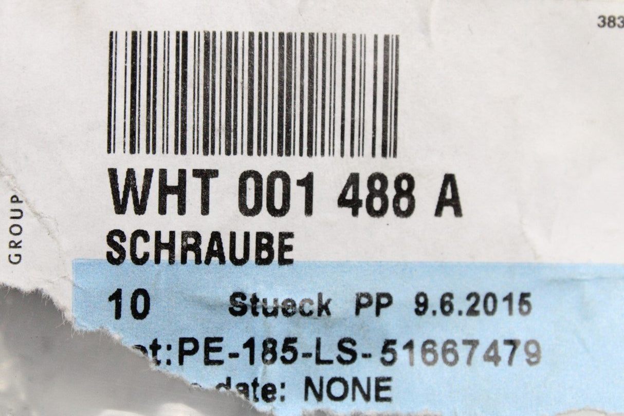 VW Eos 2006-16 hex socket collared bolt (M6x16.5mm) WHT001488A