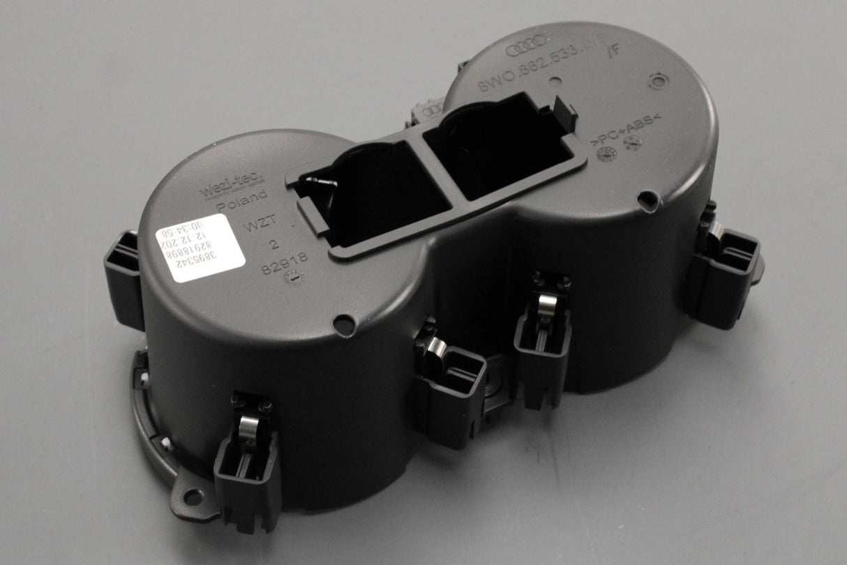 Audi RS4 B9 RS5 2018-on centre console cup holder (front) 8W0862533F 6PS