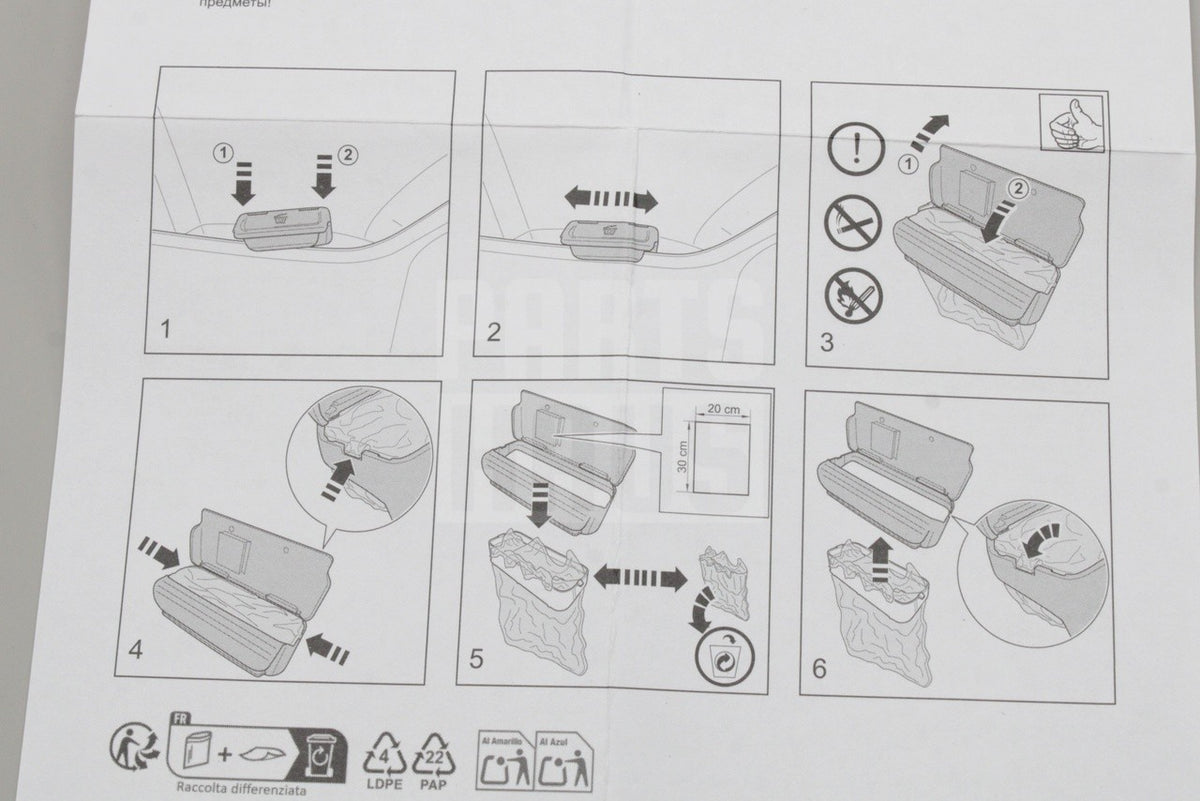 Volkswagen accessory side door pocket waste bin 000061142C