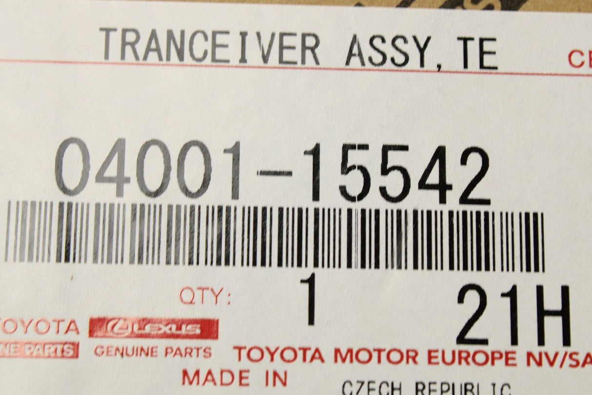 Toyota transceiver unit 04001-15542